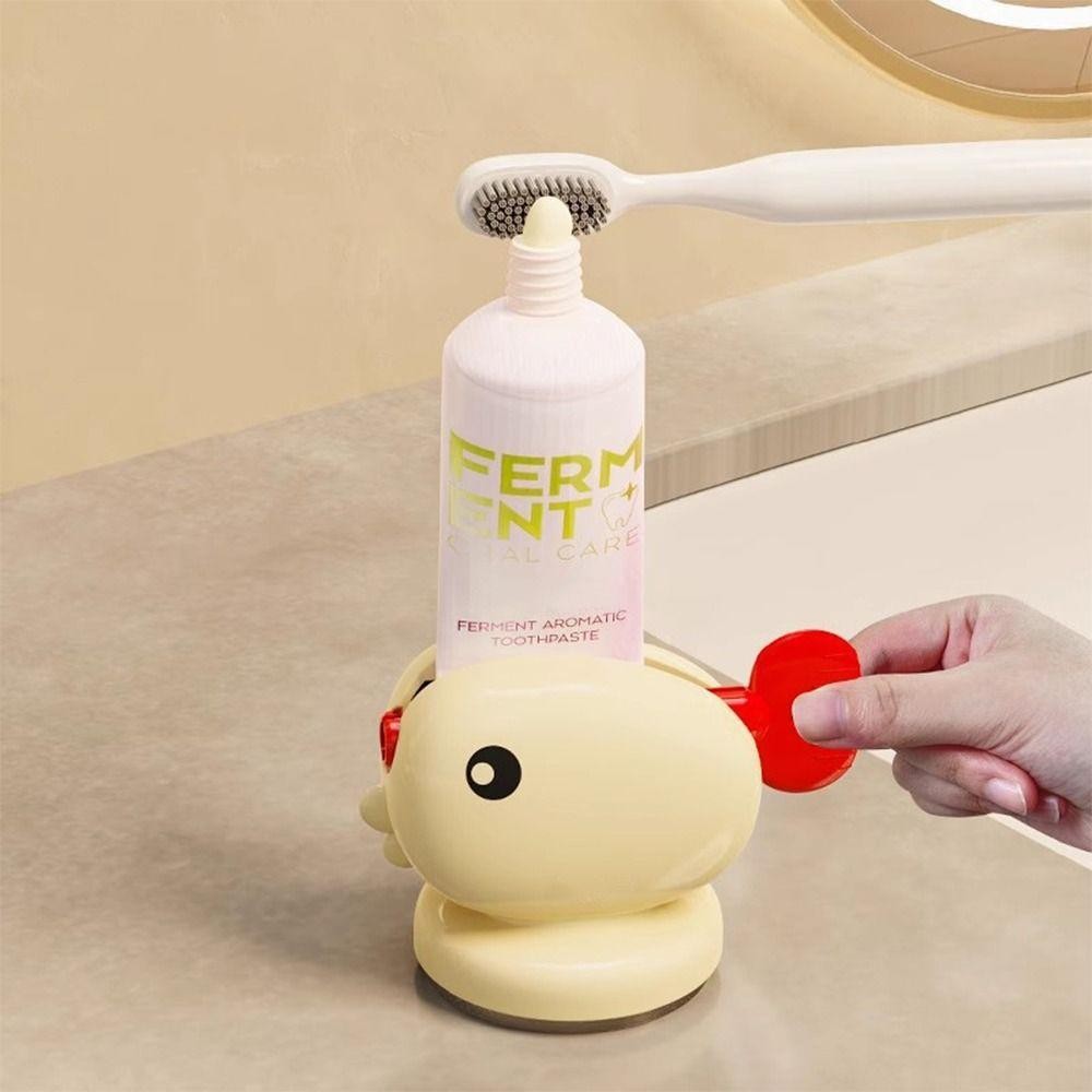 [Vận chuyển nhanh] Máy ép kem đánh răng cá voi NATURALHM, Phụ kiện phòng tắm Giá đựng kem đánh răng cốc hút, Giá đựng đồ không đục lỗ Máy ép sữa rửa mặt thủ công