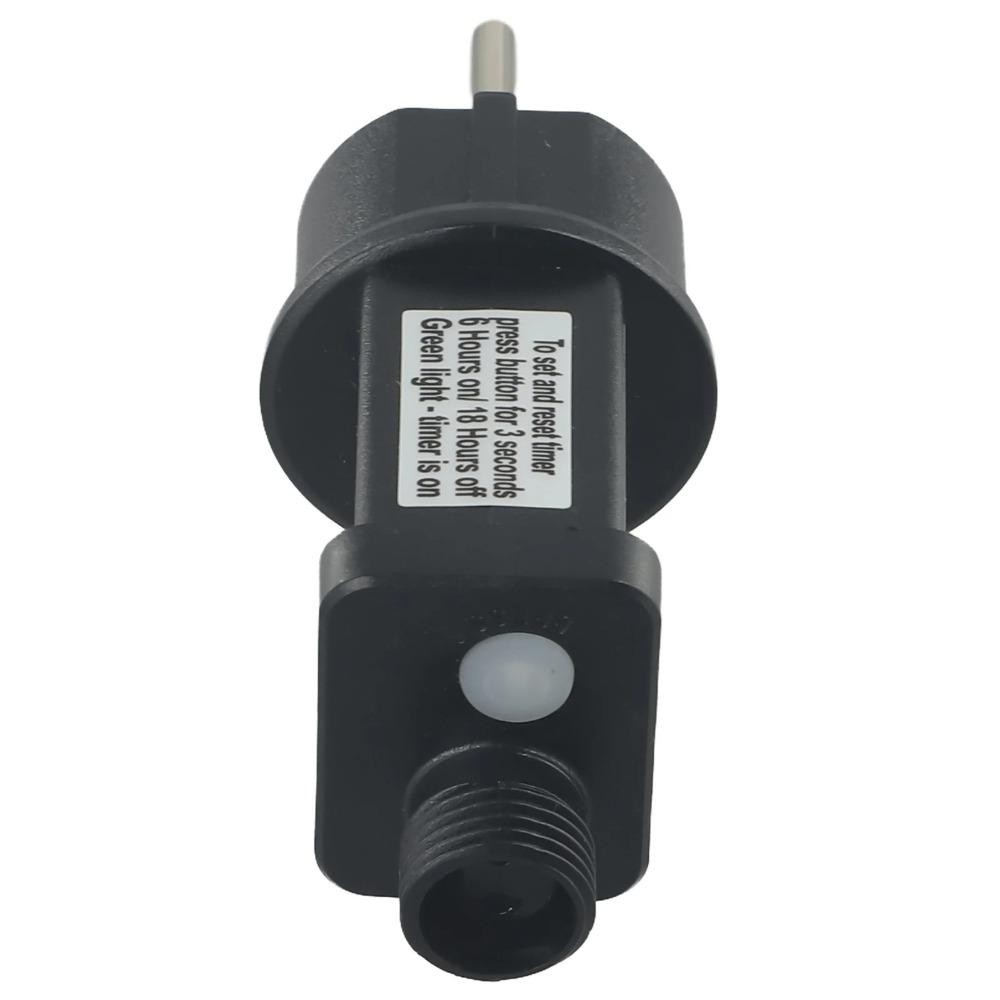 Bộ chuyển đổi nguồn KEYRA, Thay thế máy biến áp LED đen 31V 6W, phích cắm EU bền ABS IP44 Đèn cổ tích Nguồn điện để chiếu sáng Giáng sinh-Tree Đèn cổ tích