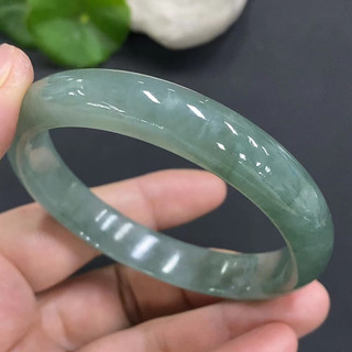 Miến Điện Băng Sáp Ngọc Vòng Tay Nữ Dầu Xanh Nổi Hoa Cũ Hố Đá Sáp Ngọc Vòng Tay Nữ Ngọc Vòng Tay 24.11.22