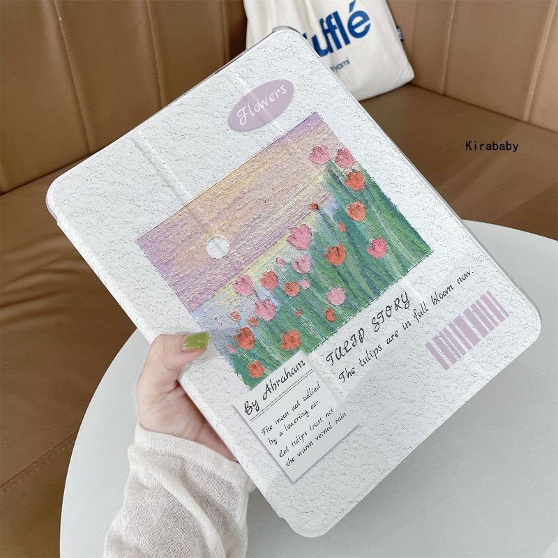 Ốp bảo vệ cho ipad mini4 5 6 pro13 2018pro 2022pro11 12.9 inch gen7 2024air6 11inch gen9 10.2 gen6 air1 2 3 gen5 generation10th gen8 air4 5 10.9 vỏ máy tính bảng có khe cắm bút