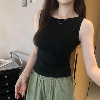 Áo ba lỗ nữ ôm sát phong cách Hàn cao cấp màu trơn mới hè 2025 Closet Diary