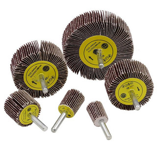 16 80mm 80 Grit Chà Nhám Nắp Bánh Xe Mài Bánh Xe Dremel Phụ Kiện Giấy Nhám Dụng Cụ Đánh Bóng 6 Mm Shank Cho Máy Khoan kim loại vải đa năng phù hợp dùng cho gia đình căn hộ văn phòng và không gian nhỏ