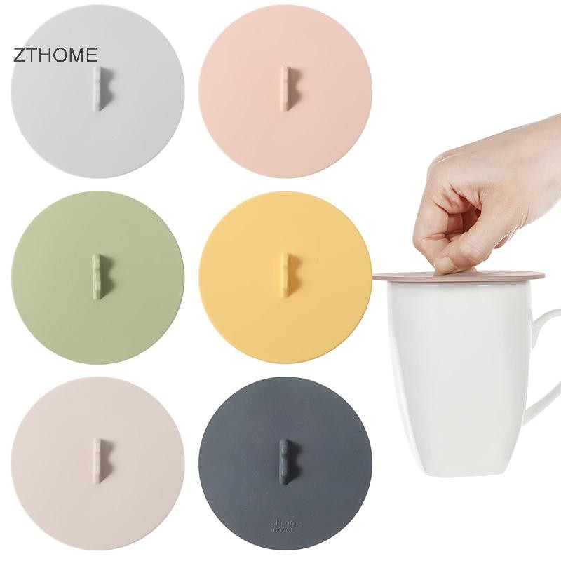 Zthome Sáng Tạo Silicone Cup Cover Chống tràn Nắp Hút Cho Gốm Thủy Tinh Cốc Bát Chịu Nhiệt Kín Nắp Bao Trà Nắp Cà Phê HOT