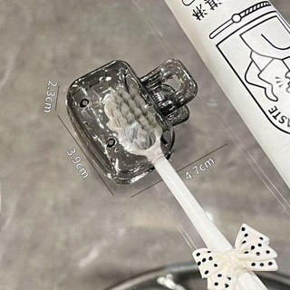 Kẹp lưu trữ đầu bàn chải đánh răng SHUPUN, Nắp bảo vệ Đầu bàn chải đánh răng đa năng, Hộp đựng bàn chải đánh răng bằng nhựa chống bụi bền trong suốt