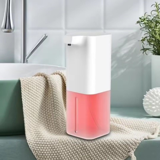 Máy phân phối xà phòng tự động Cảm biến hồng ngoại Xốp Nước rửa tay có thể sạc lại USB Máy phân phối xà phòng cầm tay tạo bọt cho phòng tắm gia đình