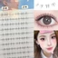 IOIIK 10 hàng-- Lông mi dưới thực tế màu đen Wispy Cụm nối mi thoải mái cả ngày và đêm