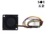 3010 Vòng bi đôi 12V 3CM Turbo Blower Điều khiển nhiệt độ PLC Đo tốc độ Quạt làm mát xoay cao Bo mạch chủ 4 dây cắm 4 chân