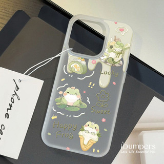 ibumpers Ốp Lưng IPhone Ngọt Ngào Dễ Thương Họa Tiết Gấu Ốp Điện Thoại Trong Suốt Nhám Mờ TPU Mỏng Chống Sốc Chống Bẩn Cho IPhone 16 15 14 12 13 11 Pro Max IP 7 8 Plus X XS XR