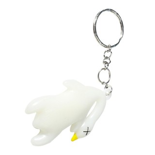 Hãy đến Thay đổi màu sắc Vịt rang Móc khóa Mặt dây chuyền Điện thoại Móc khóa Schoolbag Charm