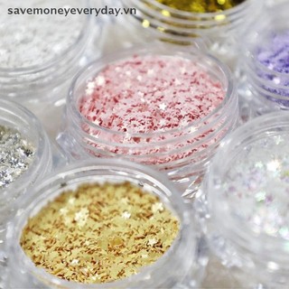 [savemoneyeveryday] 1Jar 1mm Ngôi Sao Lấp Lánh Móng Tay Lấp Lánh Trang Trí Móng Tay Thiết Kế Salon Móng Tay Phụ Kiện Dễ Thương DIY Nail Art Design [vn]