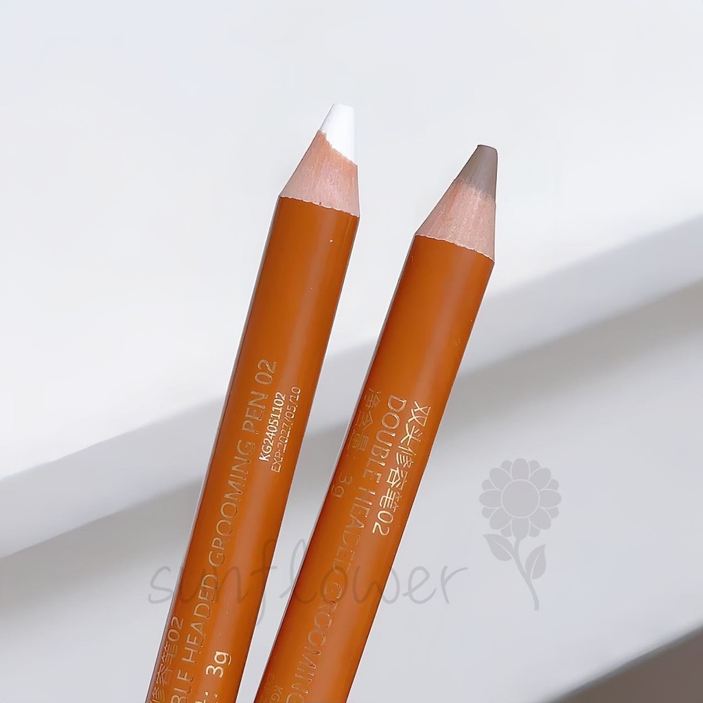 [hướng dương] Bút viền hai đầu Shadow Nose Shadow Highlight Contouring Contouring One Stick