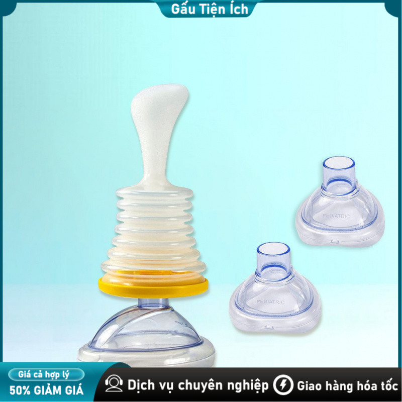 Bộ sơ cứu CPR di động Tiết kiệm nghẹt thở Asphyxia Cứu hộ Thiết bị Vac Đồ dùng gia đình Ngoài trời Choke Combo Bộ