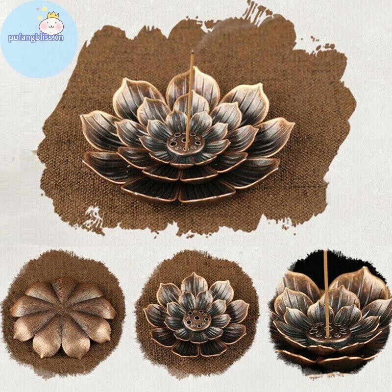 Pufangbliss Hương Dính Giá Đỡ Đĩa Tròn Phật Giáo Insense Ash Catcher Joss Nón Insence Vn