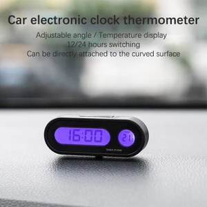 Đồng hồ ô tô điện tử TMOY Đồng hồ tự động LCD phát sáng TCS