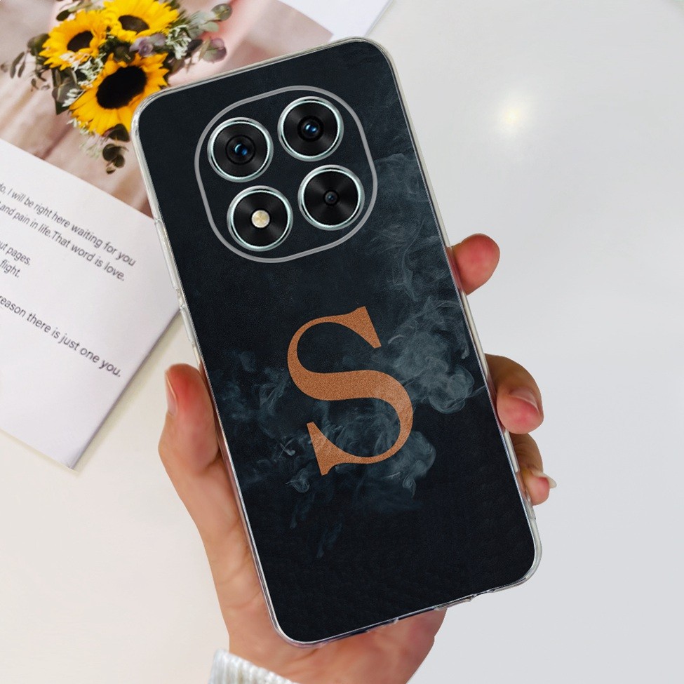 Dành Cho Redmi Note 14 Pro 5G Ốp Lưng A-Z Chữ Hoa Mềm TPU Trong Suốt Cho Redmi Note 14 Pro 5G Ốp Điện Thoại Trong Suốt