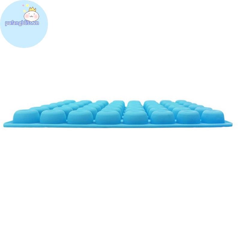 Pufangbliss 48-Cavity Fancy Donut Chocolate Pan Khuôn Silicon Dụng Cụ Khuôn Nướng Bánh VN
