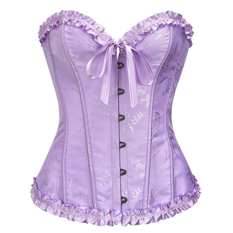 HSV Nữ Full Bust Corset Thoải Mái Corset Thời Trang Giảm Béo Eo Định Hình Cơ Thể