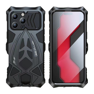 [LUPHIE] Vỏ chống sốc bằng silicon kim loại nhôm cho iPhone 17 ProMax 16 15 14 13 Pro Max Mini XR Vỏ chống sốc bụi bẩn