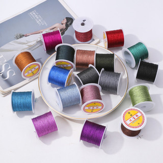 Dây lụa vàng bạc 3/6/9/12/15 sợi, dây buộc thủ công, vòng tay dệt, phụ kiện quấn tay