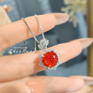 Châu Âu Mỹ ins Bộ đồ hoa hồng đỏ Trung Quốc đính kim cương phong cách mới dành cho nữ