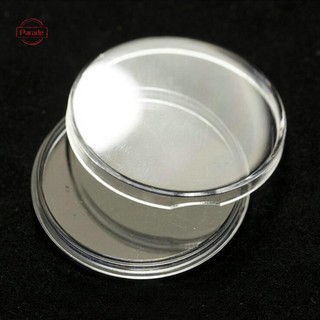 Diễu Hành 10 Chiếc 40 Mm Áp Dụng Trong Suốt Tròn Trường Hợp Đồng Xu Bảo Quản Viên Đựng Nhựa Tròn VN