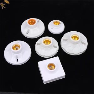 Giá đỡ bóng đèn E27 bằng gốm chịu nhiệt cao, đế đèn, ổ cắm bóng đèn, thương hiệu Gou VN
