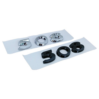 3D ABS Chrome Thân Xe Miếng Dán Cho Peugeot Logo Chữ Cái 206 207 301 307 308 408 508 2008 3008 4008 5008 Chữ Phụ Kiện