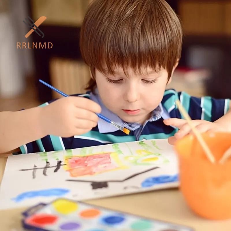 Rrlnmd 20 Chiếc Bàn Chải Để Ngủ Thủ Công Nghệ Thuật Và Thủ Công Cho Nghệ Thuật Móc Dây Paing Thiết Bị MỚI