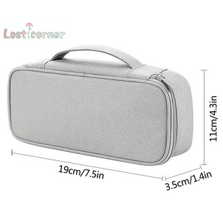 Lostcorner Điện Tử Kỹ Thuật Số USB Ốp Lưng Di Động Cáp Du Lịch Túi Bảo Quản Túi Phụ Kiện Túi Bảo Quản Cho Dây Sạc Điện Ổ Cứng Mới