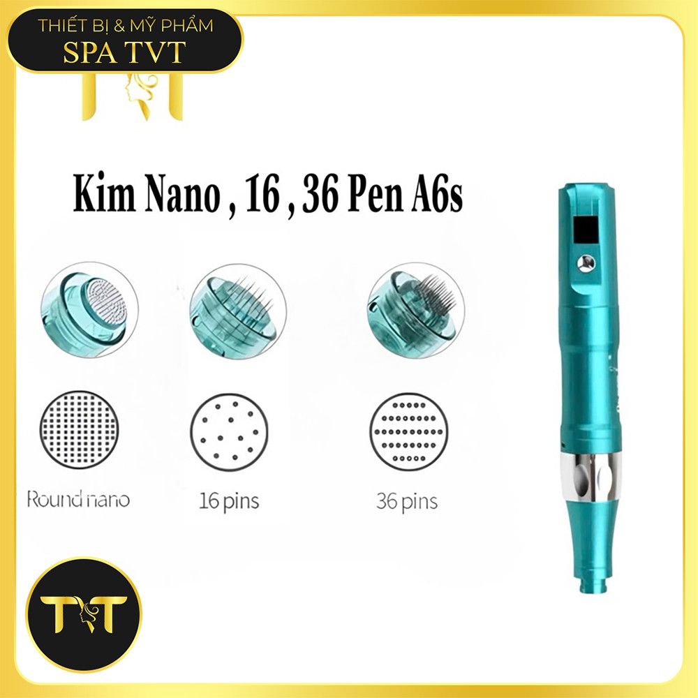 MÁY PHI KIM DR.PEN A6S TÍCH ĐIỆN 2 PIN – THU NHỎ LỖ CHÂN LÔNG, HỖ TRỢ CĂNG BÓNG VÀ TRẺ HÓA DA