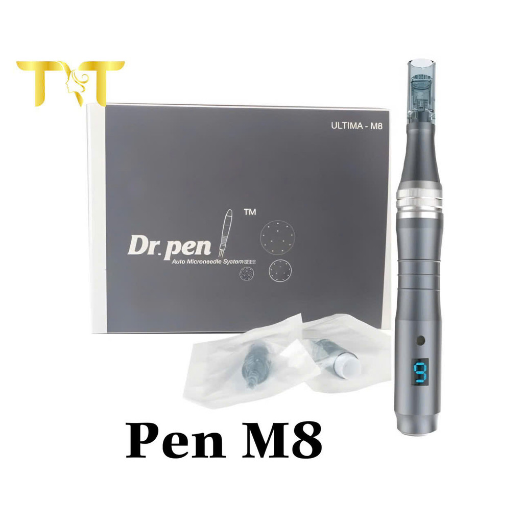 DR.PEN M8 BÚT DERMA ĐIỆN ULTIMA M8 – VI KIM PHI KIM CHUYÊN NGHIỆP, HỖ TRỢ GIẢM SẸO RỖ, MỜ THÂM