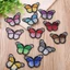 JVSUB 12 Miếng Dán Thêu, May Trên Lưới Thêu Bướm Miếng Dán, Bền S / L DIY Handmade Quần Áo Miếng Dán Mũ Váy Legging Kẹp Tóc Trang Trí
