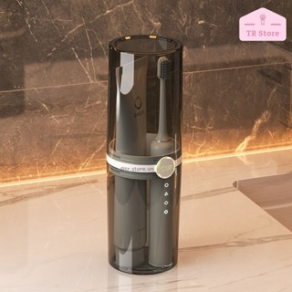 Ống Đựng Bàn Chải Du Lịch Cỡ Lớn Trong Suốt - Phù Hợp Bàn Chải Điện, Tiện Lợi Mang Theo