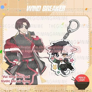 (TAI THÚ) Móc khóa WIND BREAKER in hình chibi anime mica acrylic quà tặng xinh xắn