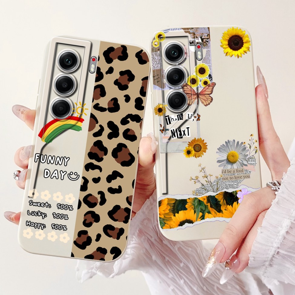 Ốp Lưng Tecno Camon 40 CM5 Thời Trang Họa Tiết Mèo Dễ Thương Vỏ Silicon Ốp Lưng Tecno Camon 40 4G Vỏ Điện Thoại Chống Sốc
