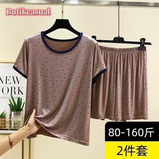 Phụ Nữ Quần short Tay Ngắn Bộ Mùa Hè Mỏng Bộ Đồ Ngủ Phòng Chờ Bộ Đồ Ngủ Mát Bộ