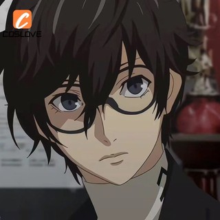 Anime Trò Chơi Persona 5 Amamiya Ren Cosplay Kính Khung Đen Cổ Điển Anime Nhân Vật Cosplay Kính Trang Trí