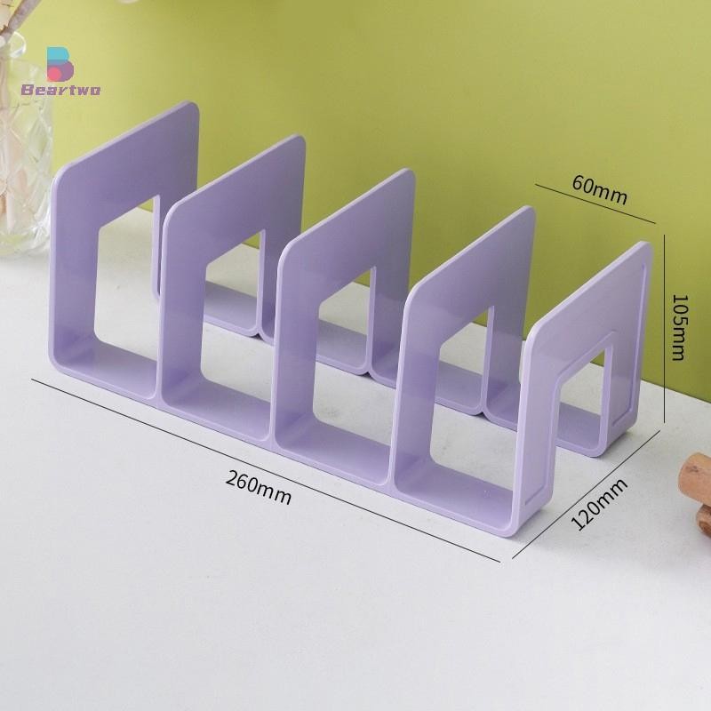 < beartwo > 4 Lưới Bookends Đứng Kệ Sách Để Bàn Trang Trí Giá Để Đồ Bookend Giá Đựng Sách Trường Văn Phòng Phẩm Văn Phòng Để Bàn Tổ Chức Tập Tin Đẹp