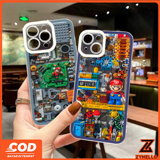 Ốp Lưng Cho OPPO A6X A6 A6 PRO Reno 14F Reno 14 Pro 5G Reno 13F Reno 13 5G Reno 13 Pro A3 A5X A5 5G A3X A5 PRO A3 Pro Y04 Y29 V60 lite V50 Hoạt Hình Dễ Thương Mario Chống Sốc TPU Ốp điện thoại