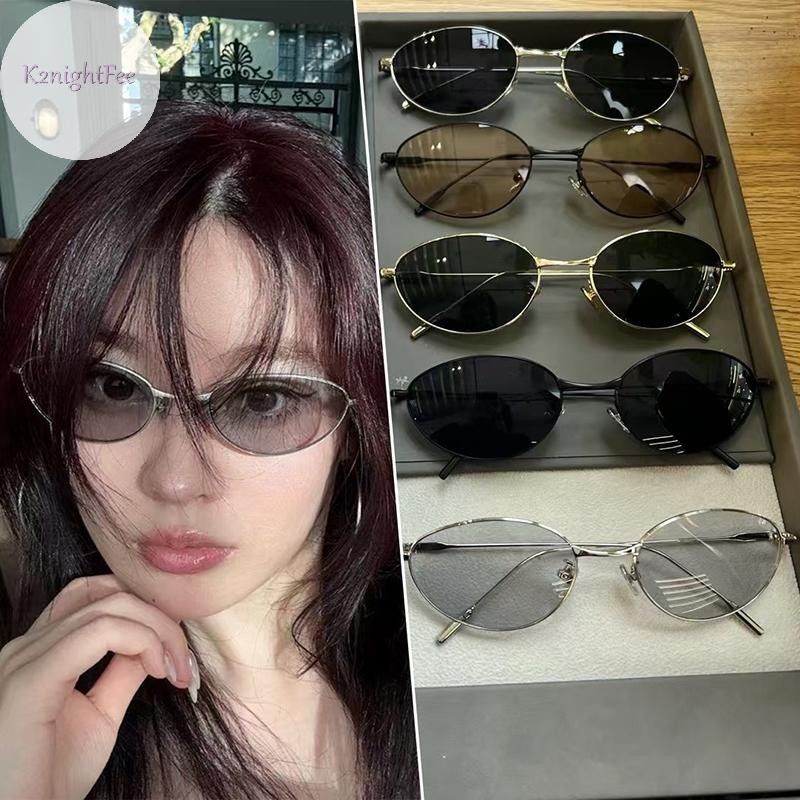K2nightFee Phong Cách Thời Trang Nam Kính Chống Nắng Hình Bầu Dục Kính Mát Chống Phản Quang Nữ Y2K Kính Du Lịch Thời Trang Cho Nữ VN
