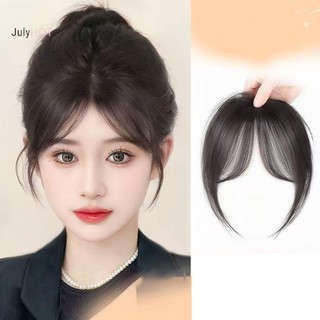 JULYHOT Tổng Hợp Thẳng Nổ Không Khí Nổ Tóc Nối Dài Tóc Tự Nhiên Nổ Cho Nữ Giả Nổ Đen Hàng Ngày Màu Nâu Người Phụ Nữ Hàng Ngày Mặc Massivedeals