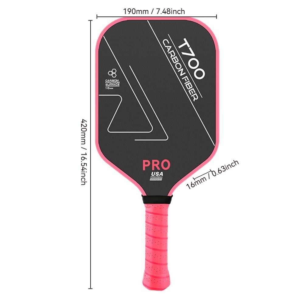 Vợt Pickleball Fedaog T700, bề mặt mờ, tay cầm chống trơn, được USAPA phê chuẩn