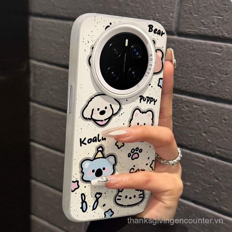 Ốp điện thoại cho Honor Magic 7pro 6pro 5pro 4pro 7 6 5 4 Pro, vỏ bọc hoạt hình động vật, mới, lỗ lớn, chống rơi, vỏ bảo vệ cứng dễ thương