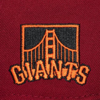 Mũ Bóng Chày MLB San Francisco Giants - Thiết Kế Thêu Logo, Vành Phẳng Vừa Vặn, Phù Hợp Đi Dạo Phố