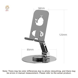 Twe Metal 360 Xoay Giá Đỡ Điện Thoại Di Động Có Thể Điều Chỉnh Linh Hoạt Gấp Điện Thoại Di Động Đứng Gắn Máy Tính Để Bàn Máy Tính Bảng Đứng VN