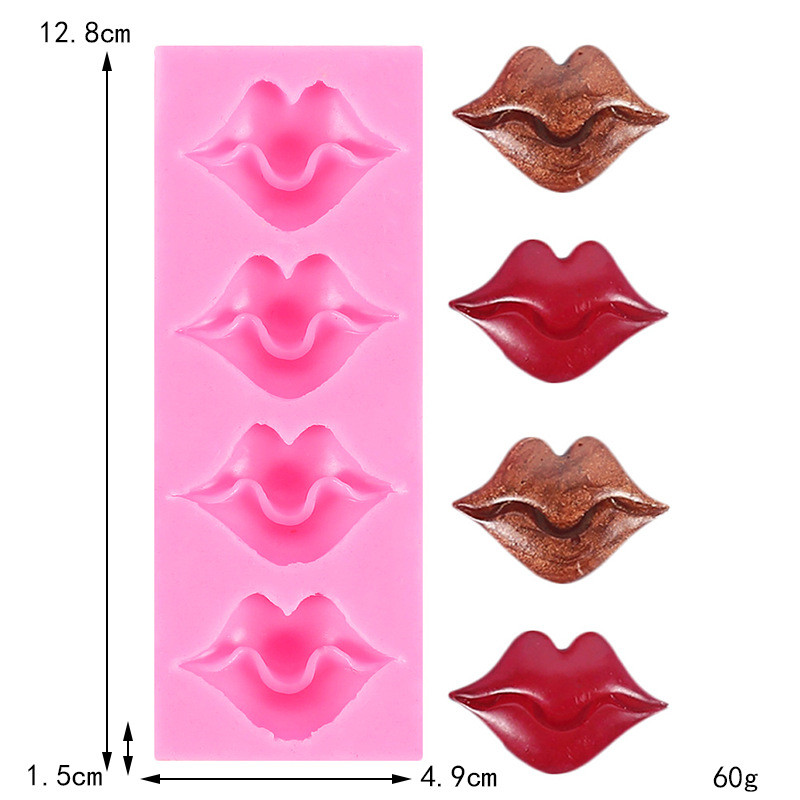 Khuôn silicon trang trí bánh/thạch cao/chocolate hình mây, dùng cho DIY môi