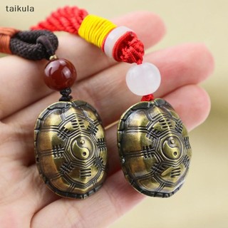 QwQ Rùa Mặt Dây Chuyền May Mắn Bói Toán Trò Chơi Đạo Cụ Đồng Tiền Thủ Công Sự Giàu Có Hợp Kim Kẽm Trang Trí Trang Trí Trung Quốc Nói taikula