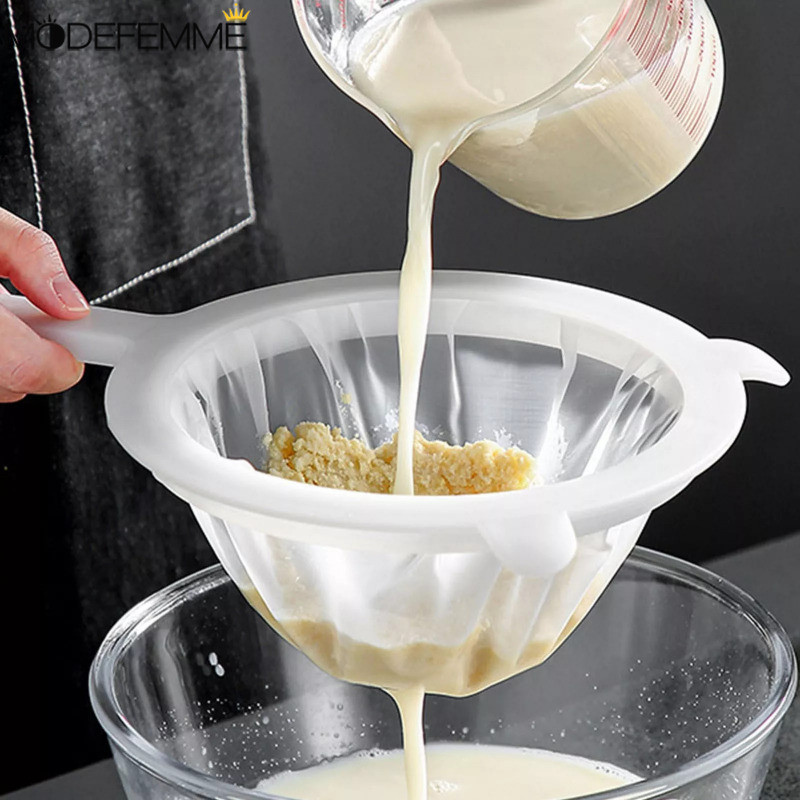 [Đặc sắc] Túi lọc lưới mịn - Túi vải lưới mịn - Túi bóp nước - Dụng cụ lọc nhà bếp - Chống rò rỉ, đa kích thước, tái sử dụng - dành cho sữa đậu nành, cặn rượu vang