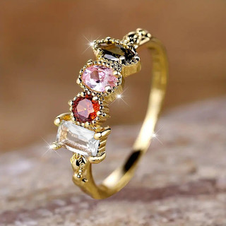Nhẫn Zircon Bạc S925 Trang Sức Thời Trang Đơn Giản Quà Tặng Nữ