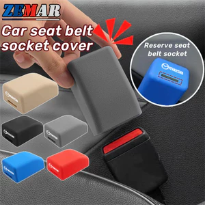 Đa Năng Mazda Dây An Toàn Xe Ô Tô Ổ Cắm Vỏ Bảo Vệ Silicone An Toàn Xe Ô Tô Khóa Chống Trầy Xước Dành Cho Xe Mazda 2 3 CX5 CX30 CX8 CX3 Mazda2 6 5 CX9 BT50